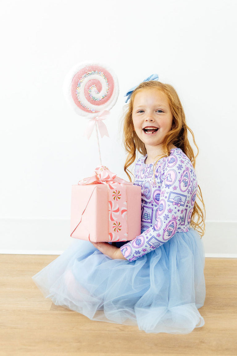 Hit The Ice L/s Tutu Dress