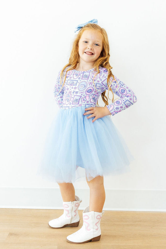 Hit The Ice L/s Tutu Dress