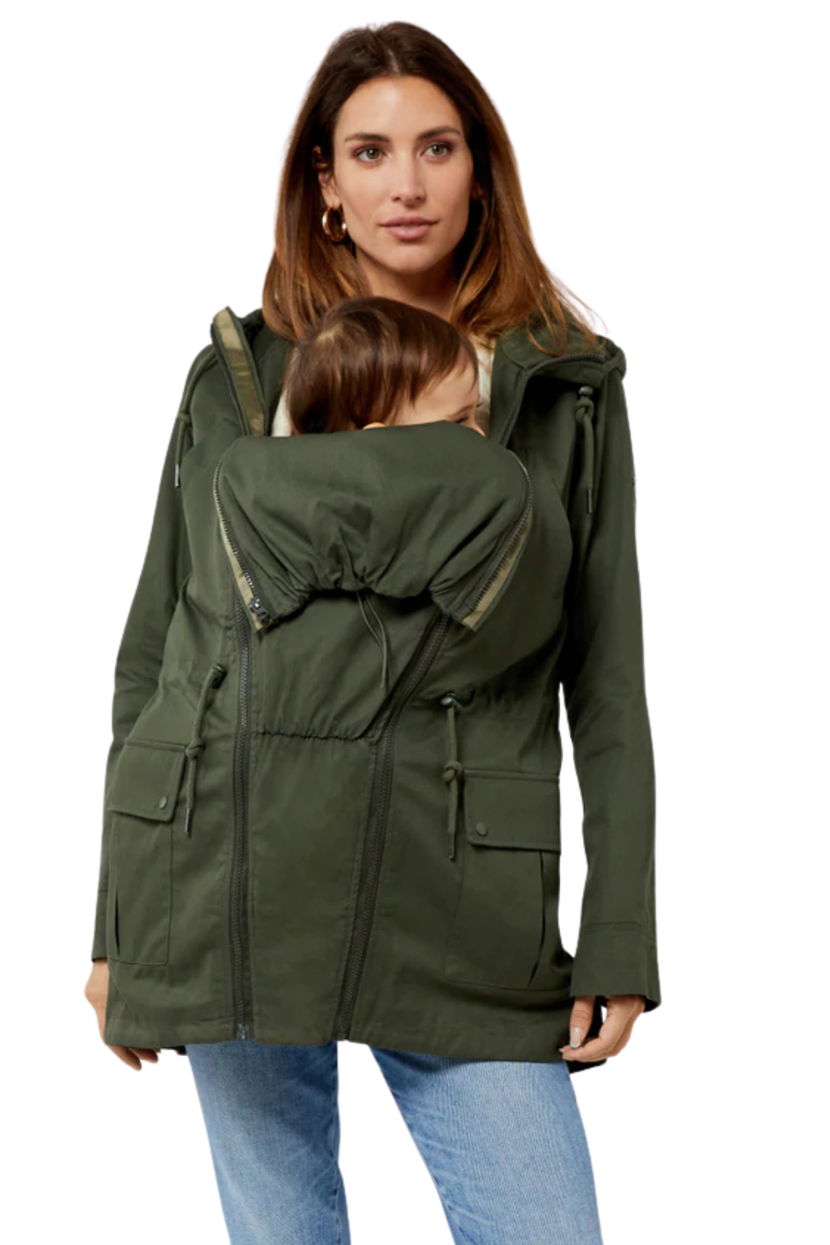 Lara 3 In 1 Maternity Jacket Military Style