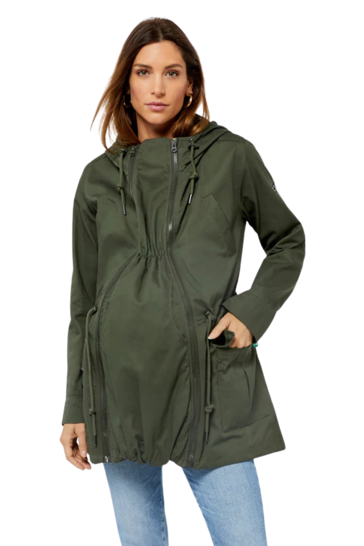 Lara 3 In 1 Maternity Jacket Military Style