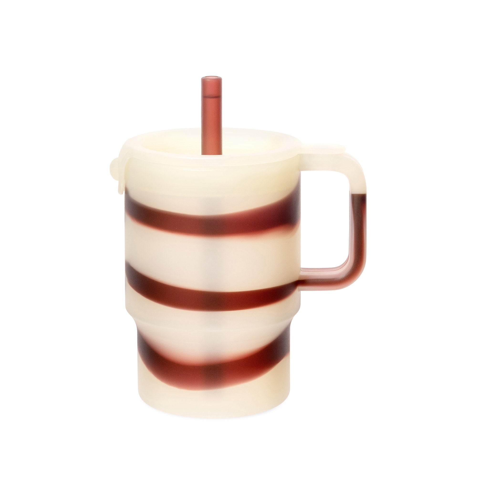 Silicone Tumbler With Straw For Big-kid Drinks (11oz)