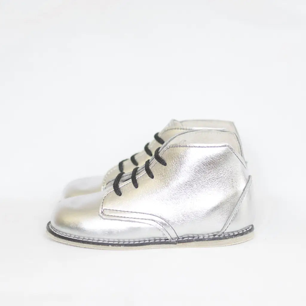 Milo Boot - Silver (leather Sole)