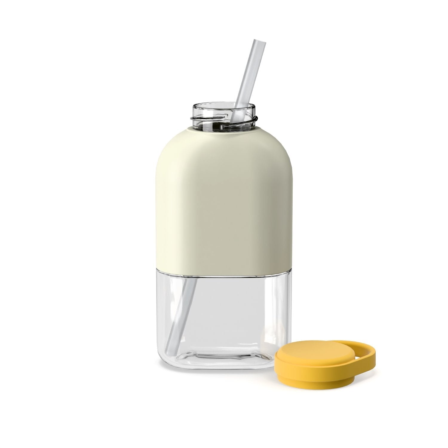 Slim Water Bottle 12 Oz Ivory / Mimosa - Set Of 2