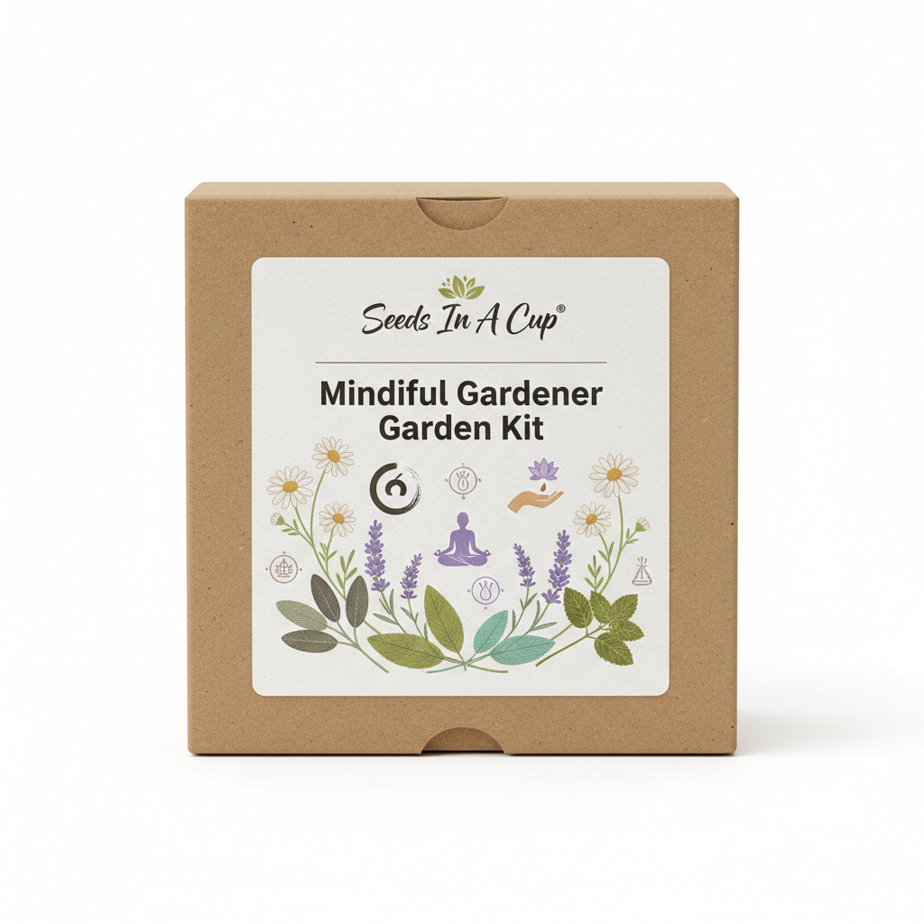 Mindful Gardener Garden Kit | Chamomile, Lavender, Sage & Spearmint |