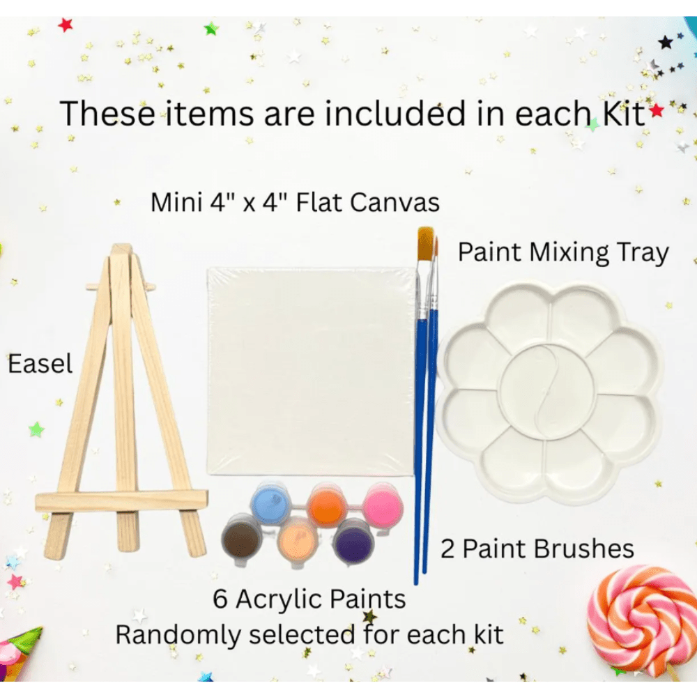 Mini Canvas Painting Kit