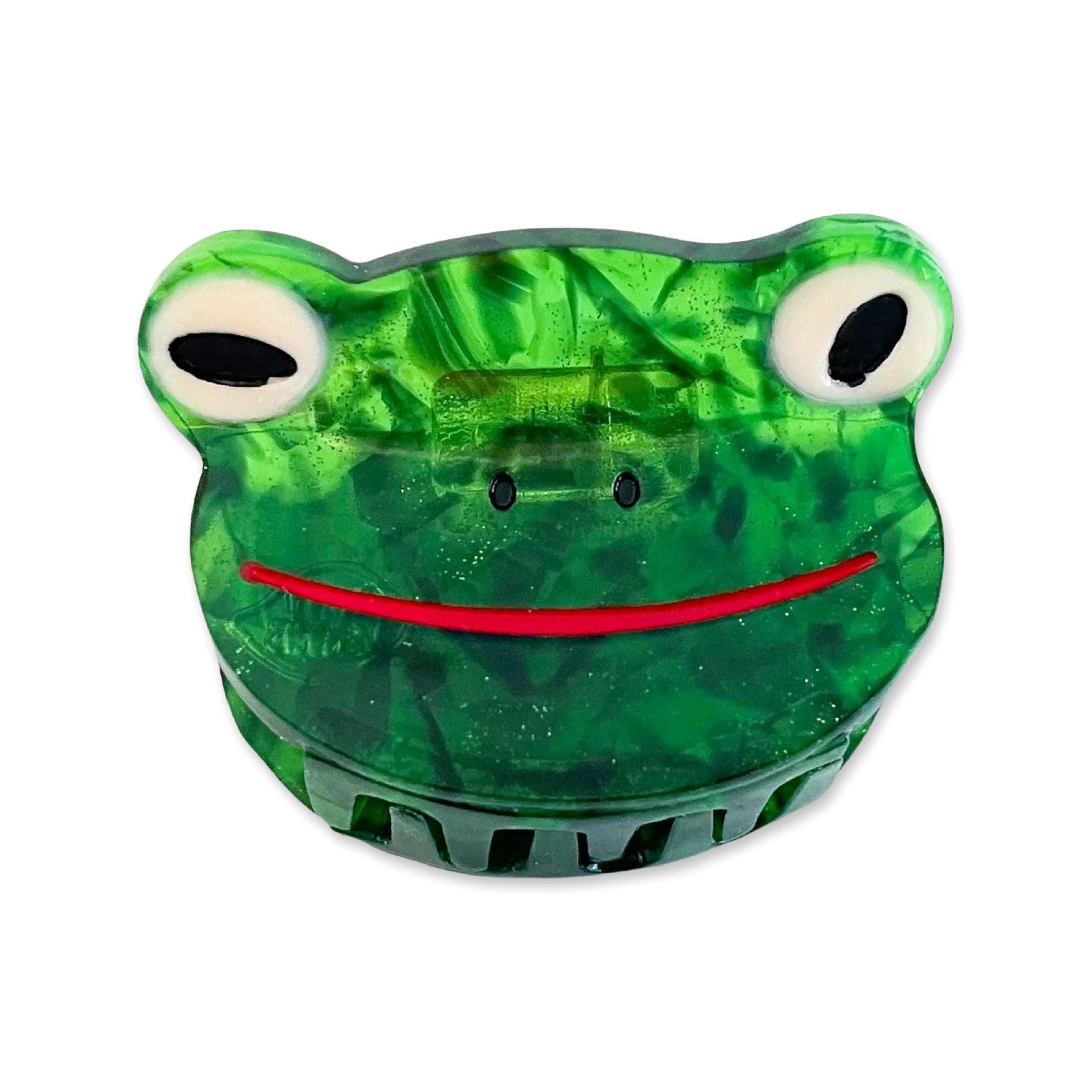 Mini Green Froggy Hair Claw Clip