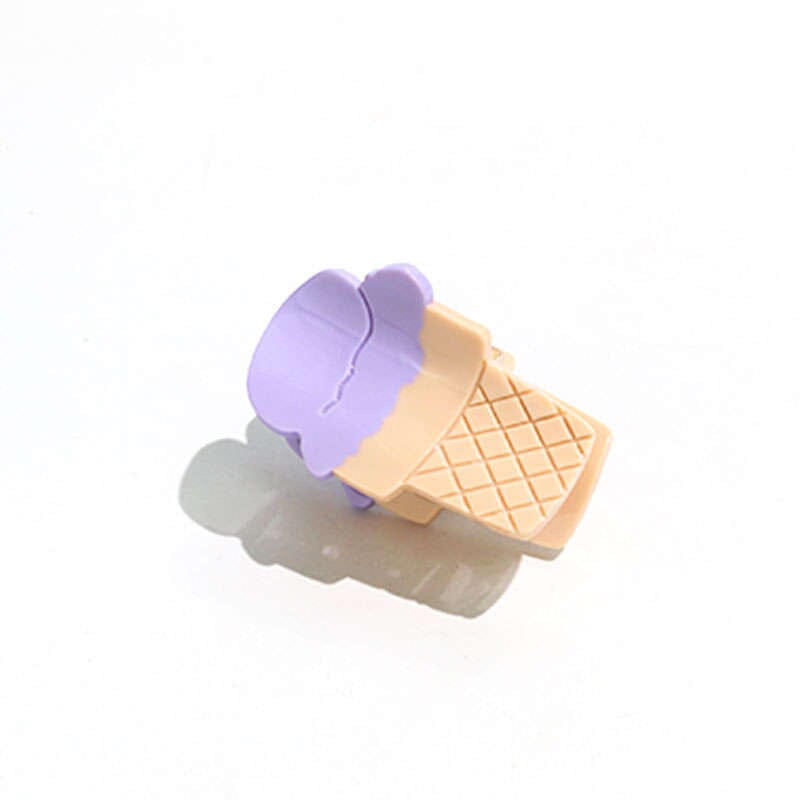 Mini Ice Cream Hair Claw Clip