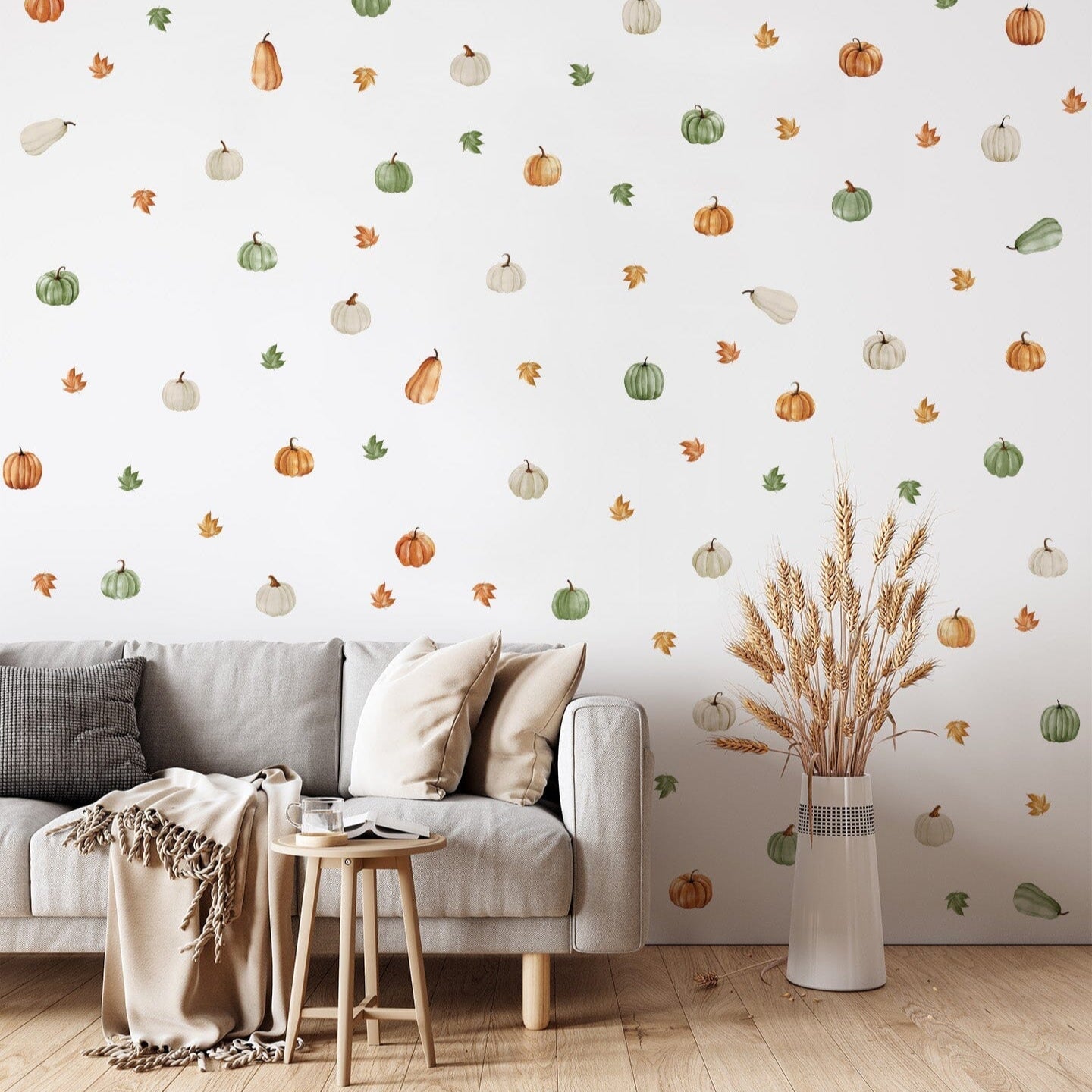 Mini Pumpkin Harvest Wall Decals