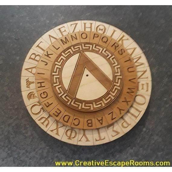 Mini Spartan Cipher Wheel For Escape Rooms