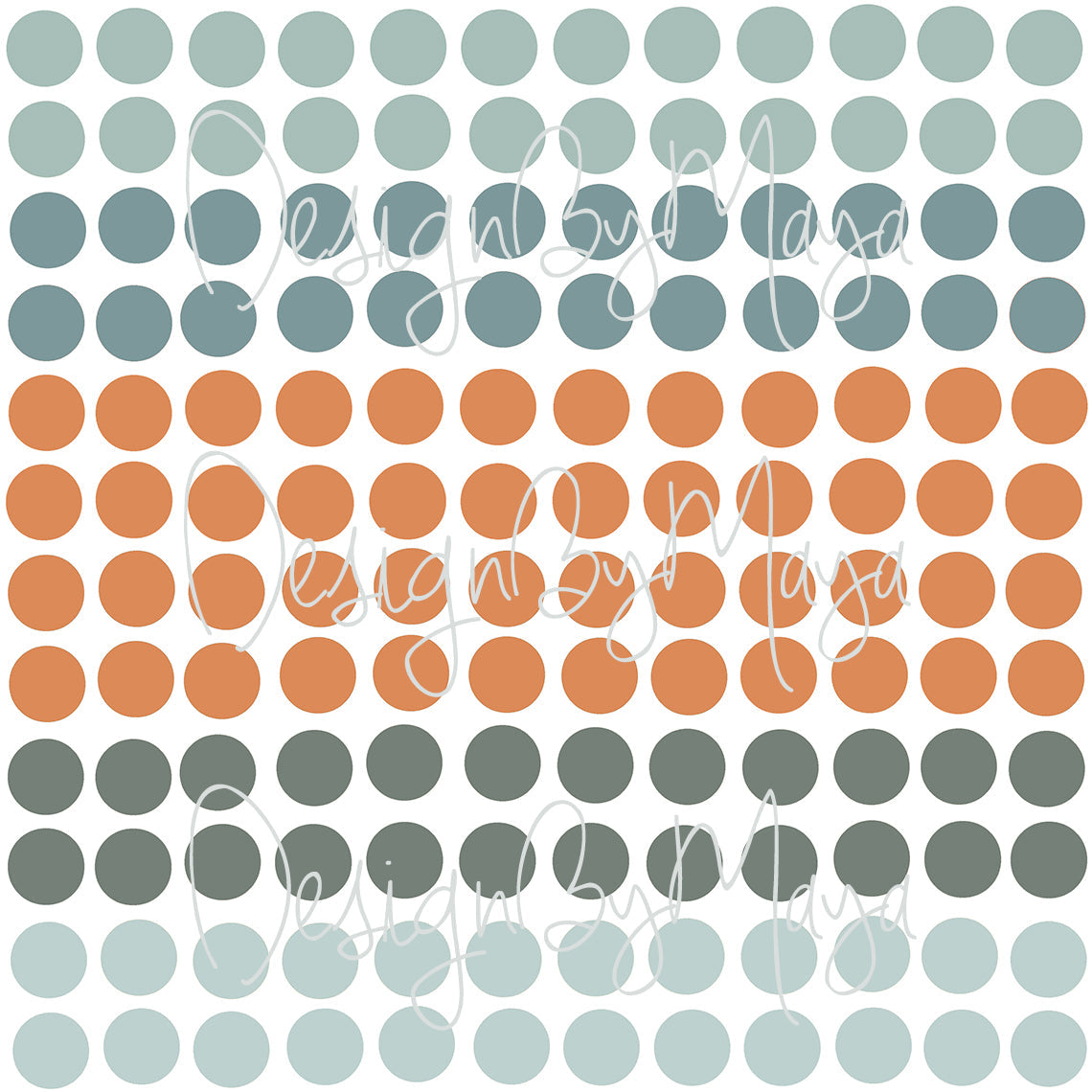 Watercolor Polka Dots - Fabric Nursery Wall Art Decals