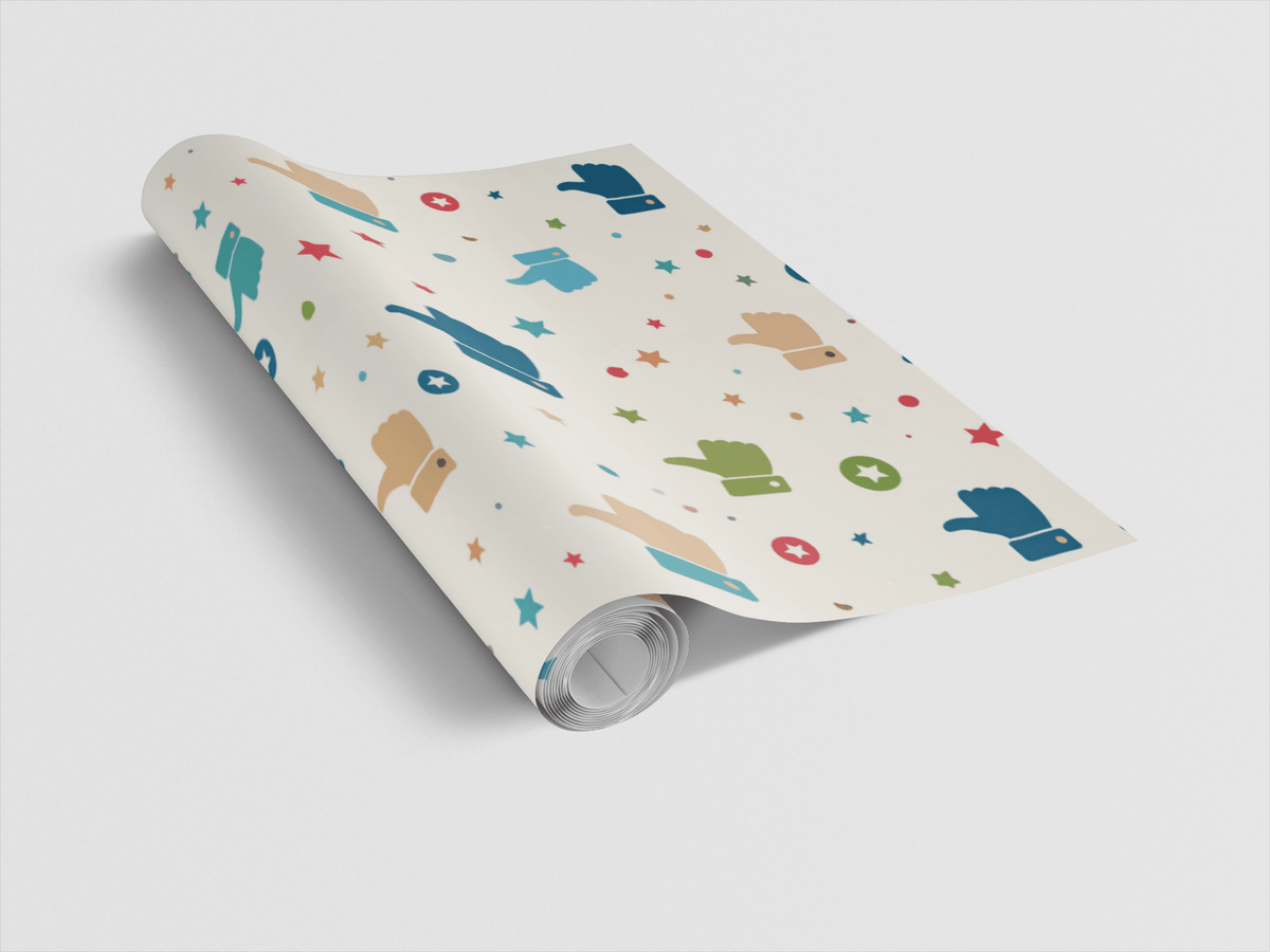 Thumbs Up Fiesta Wrapping Paper