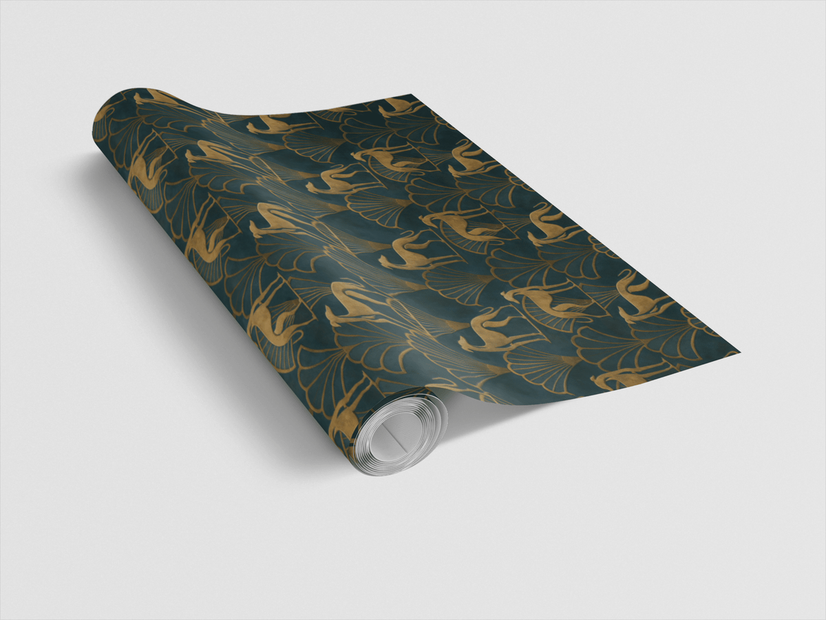 Greyhound Gatsby Wrapping Paper