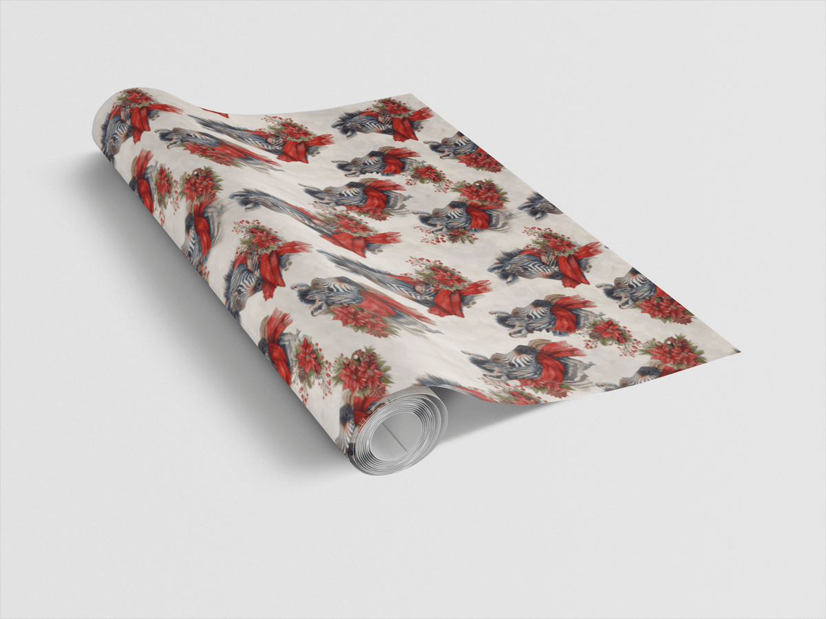 Scarves & Stripes Wrapping Paper