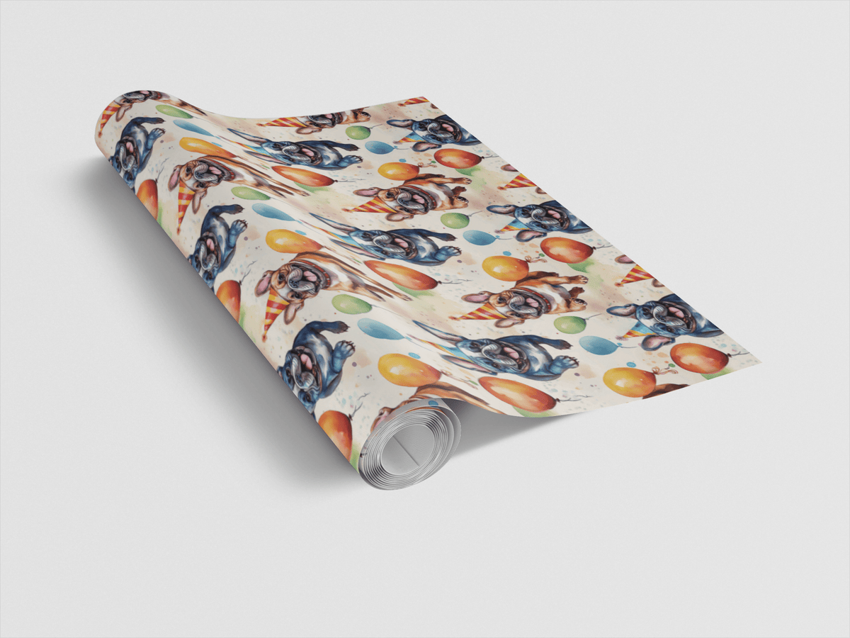 Pawty Balloons Wrapping Paper