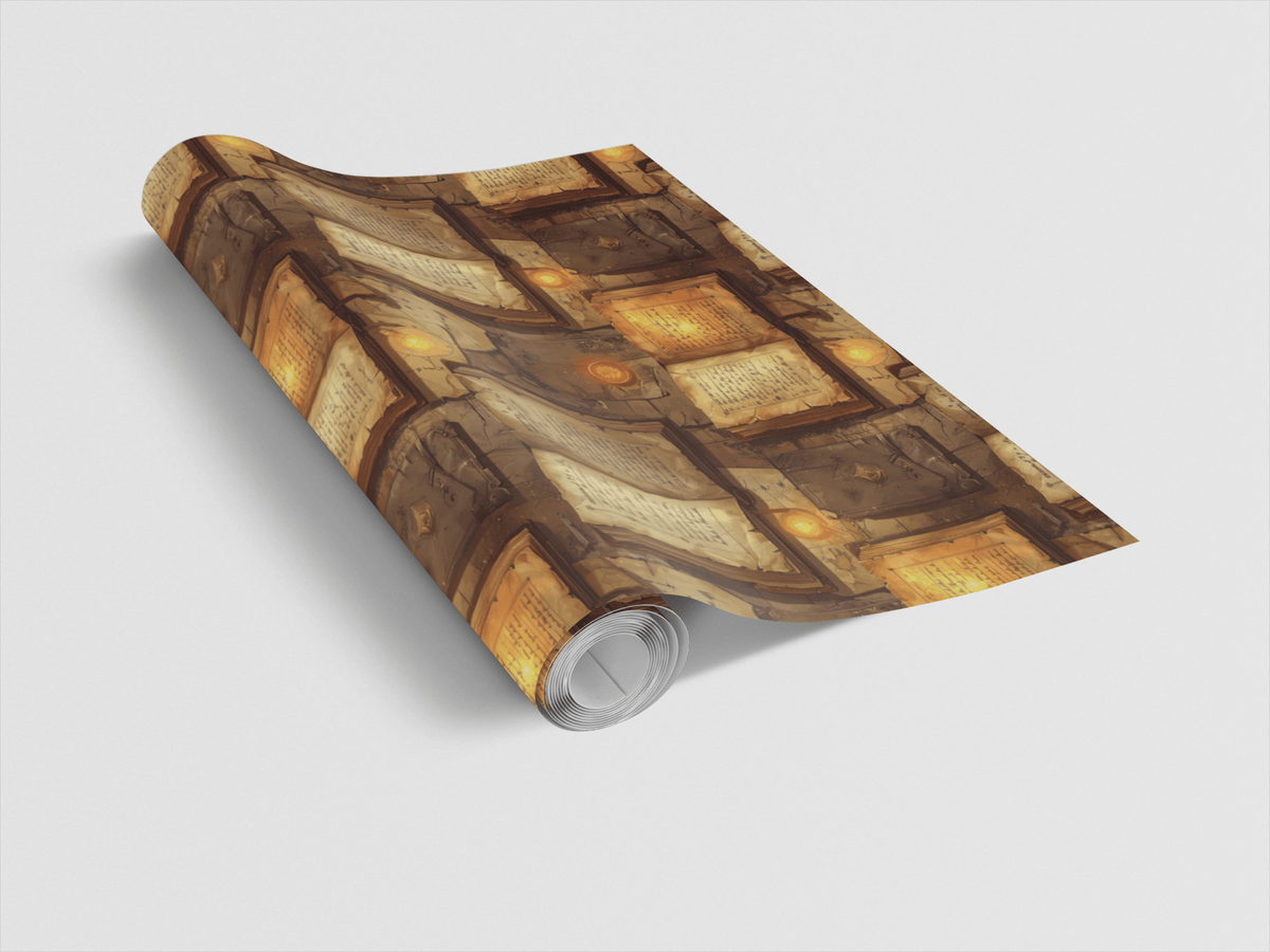 Ancient Quest Journal Glossy Wrapping Paper