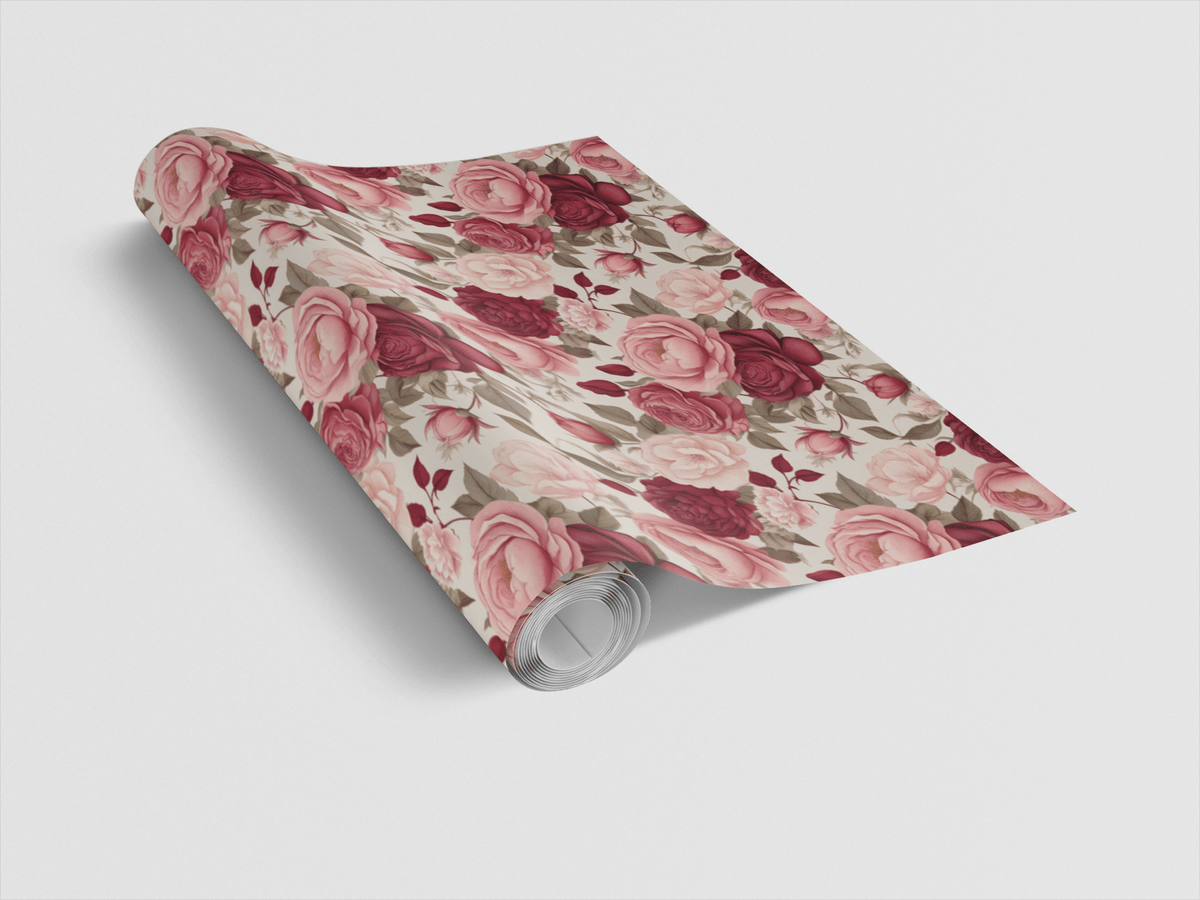Floral Romance Elegance Wrapping Paper