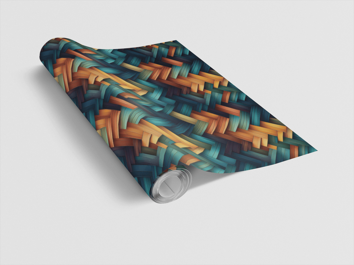 Prism Herringbone Wrapping Paper