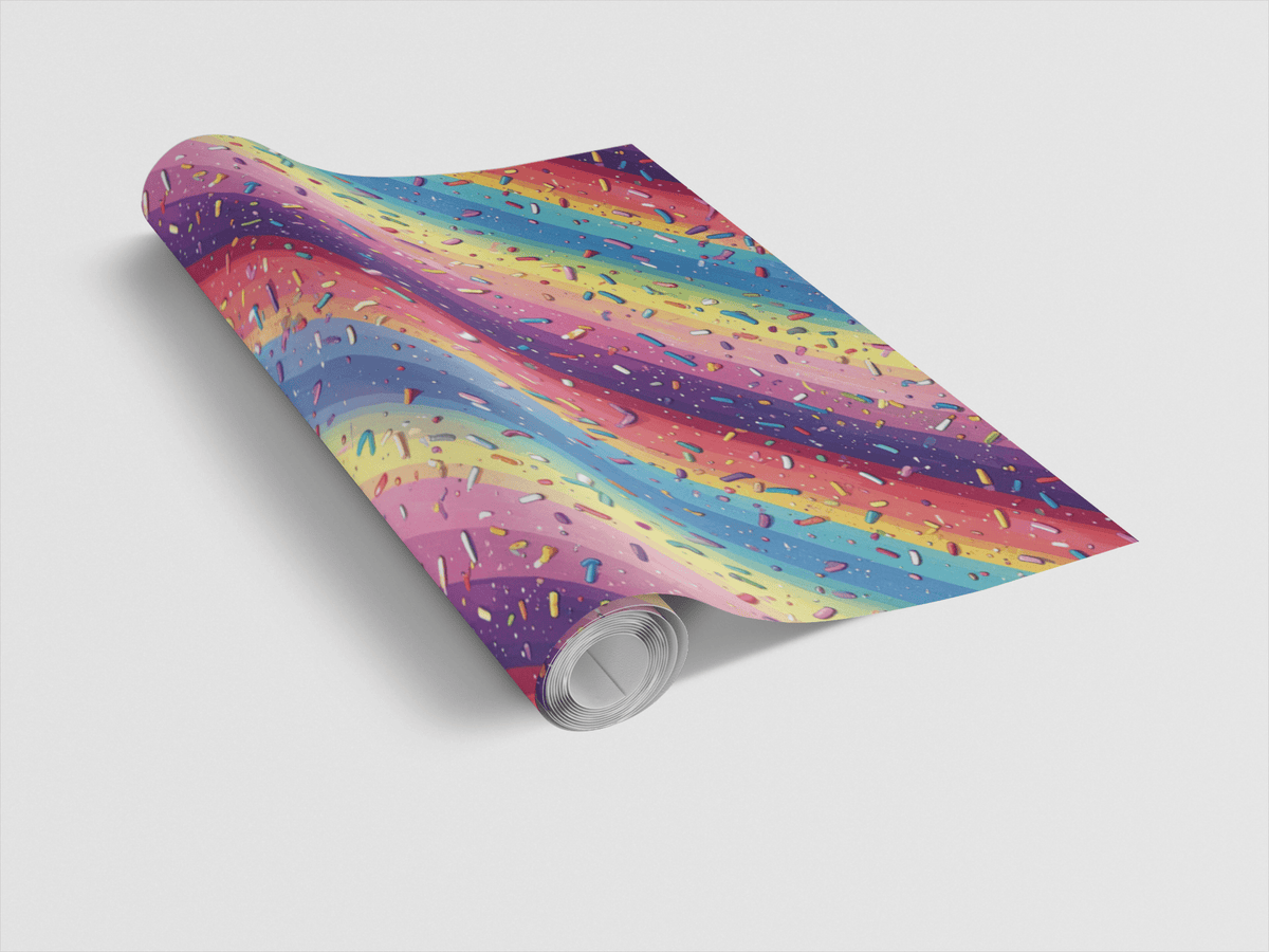 Party Sprinkle Rain Wrapping Paper