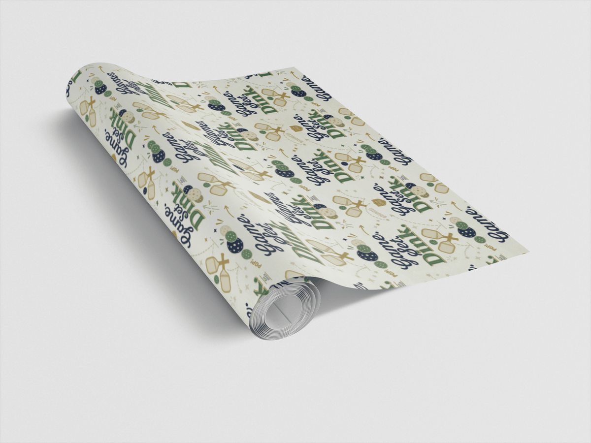 Game. Set. Dink. Wrapping Paper