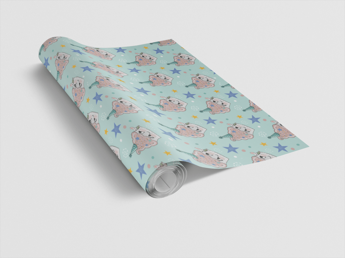 Celebration Cupcake Wrapping Paper | Michelle Gilsey | Artist Corner