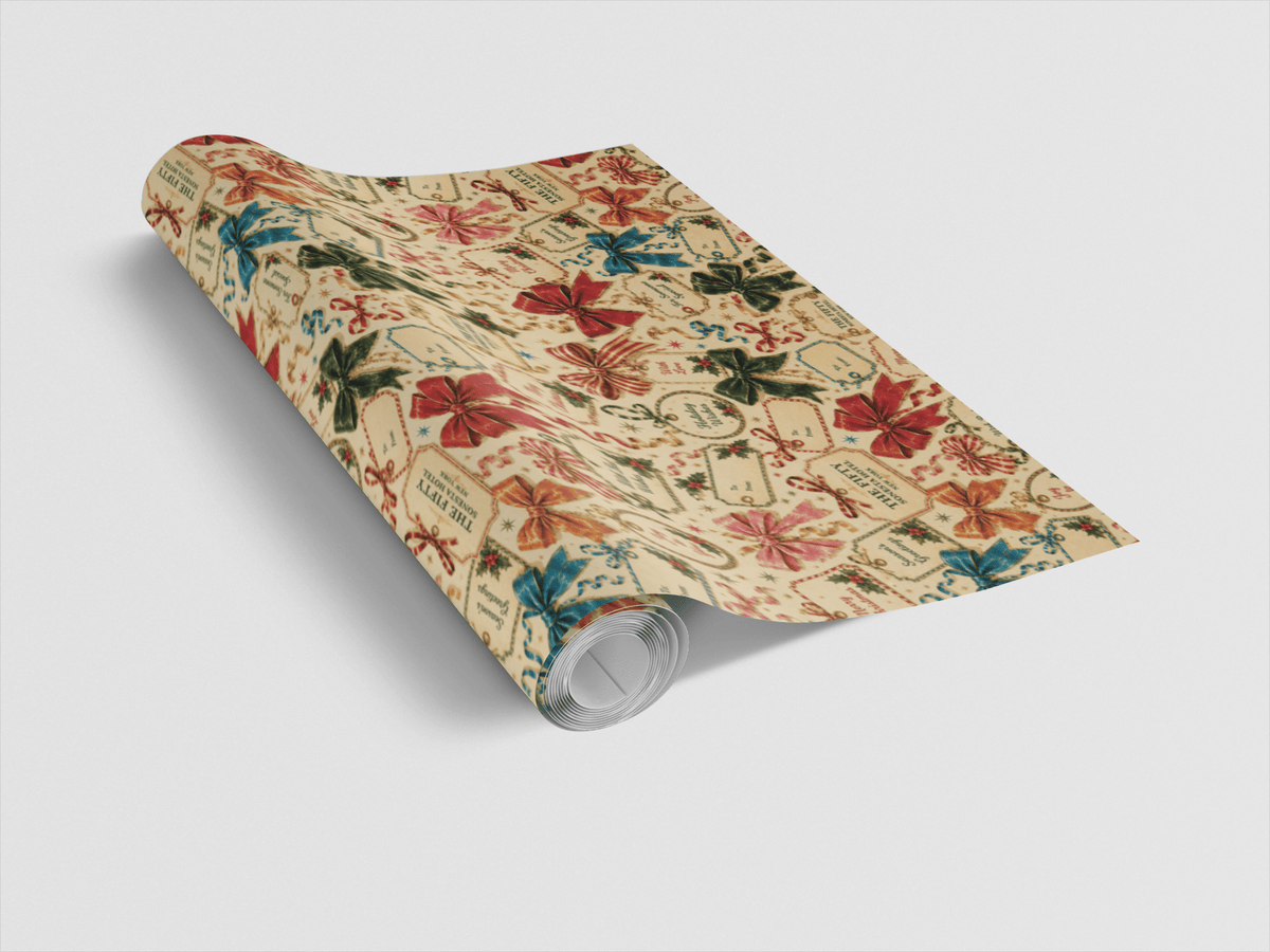 The Fifty Seasons Greetings Wrapping Paper