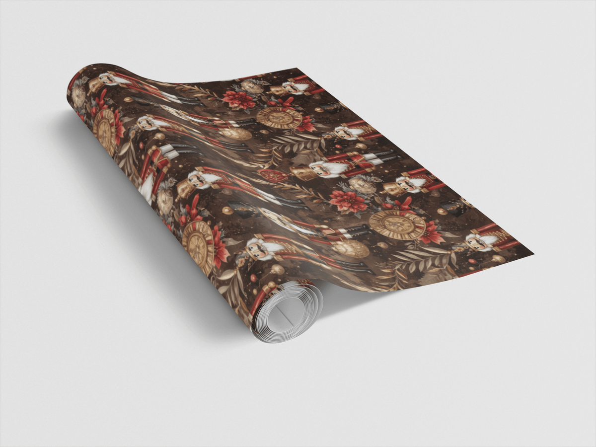 Heirloom Nutcracker Tapestry Wrapping Paper