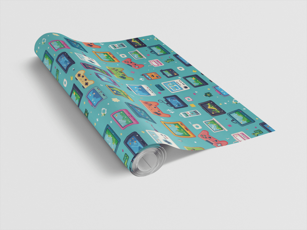 Pixel Pocket World Wrapping Paper