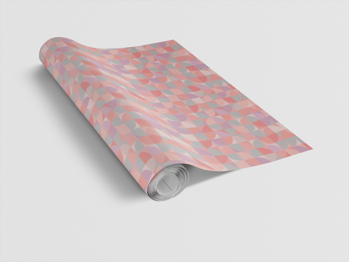 Soft Pastel Cubism Wrapping Paper
