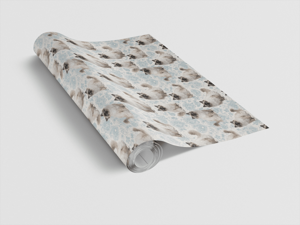 Birman Blue Elegance Wrapping Paper