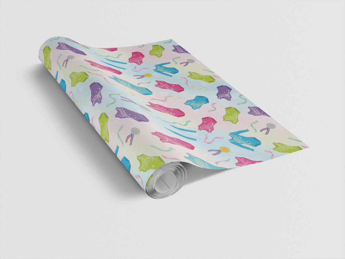 Rainbow Leotards Wrapping Paper