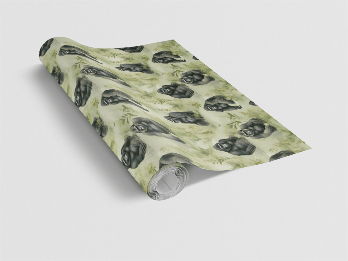 Safari Stroll Gorilla Wrapping Paper