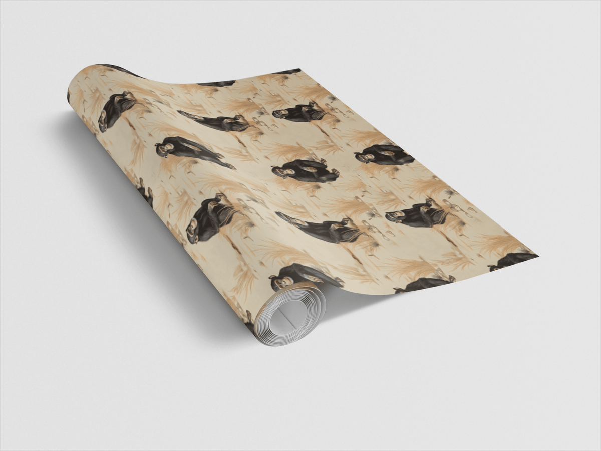 Safari Stroll: Chimpanzee Wrapping Paper