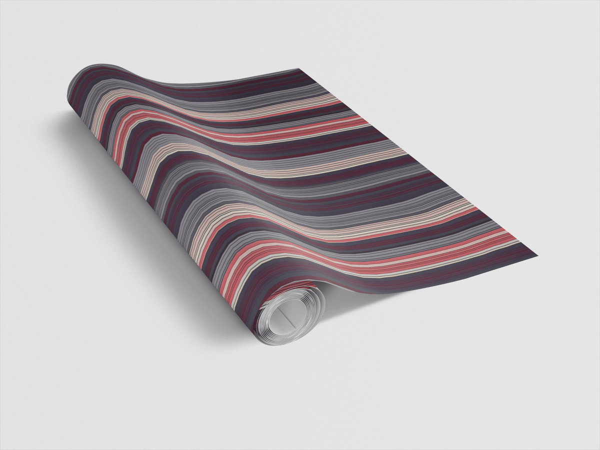 Pinstripe Poise Wrapping Paper