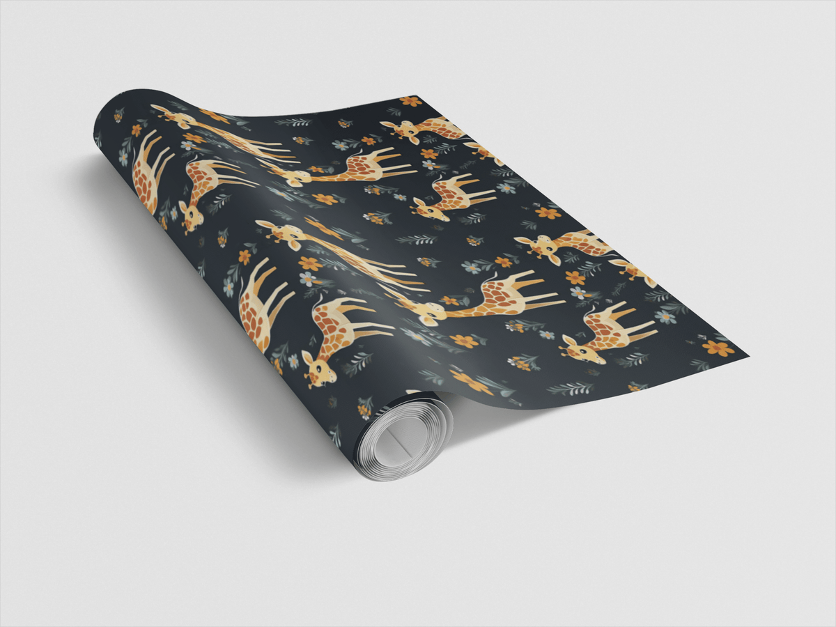 Charming Giraffes Wrapping Paper