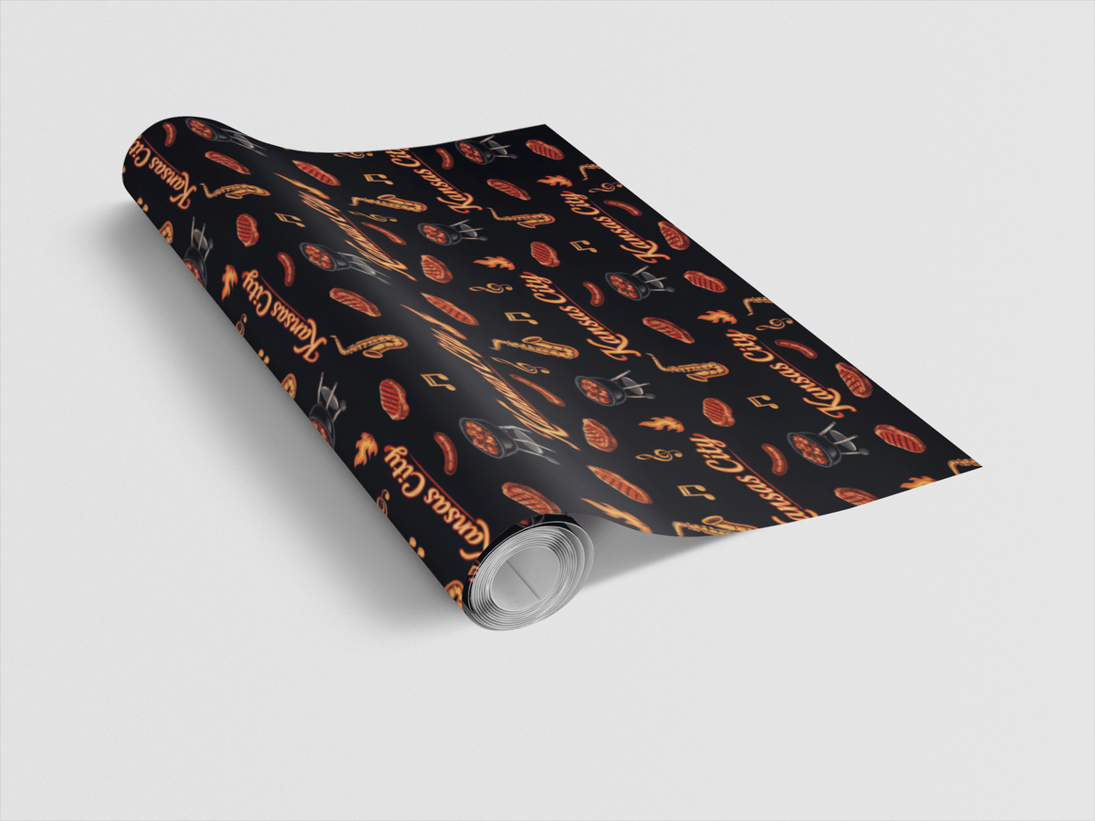 Kansas City Jazz & Bbq Wrapping Paper