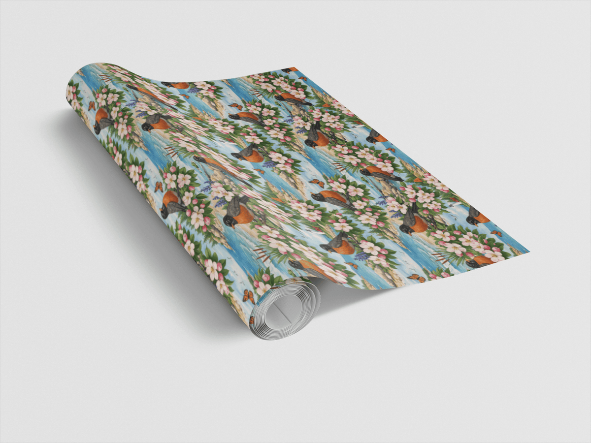 Michigan Flora & Fauna Wrapping Paper