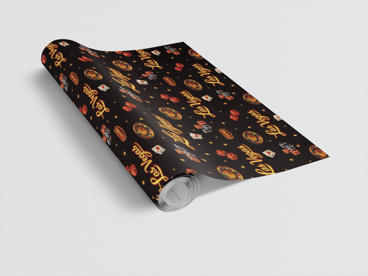 Las Vegas Vintage Neon Wrapping Paper