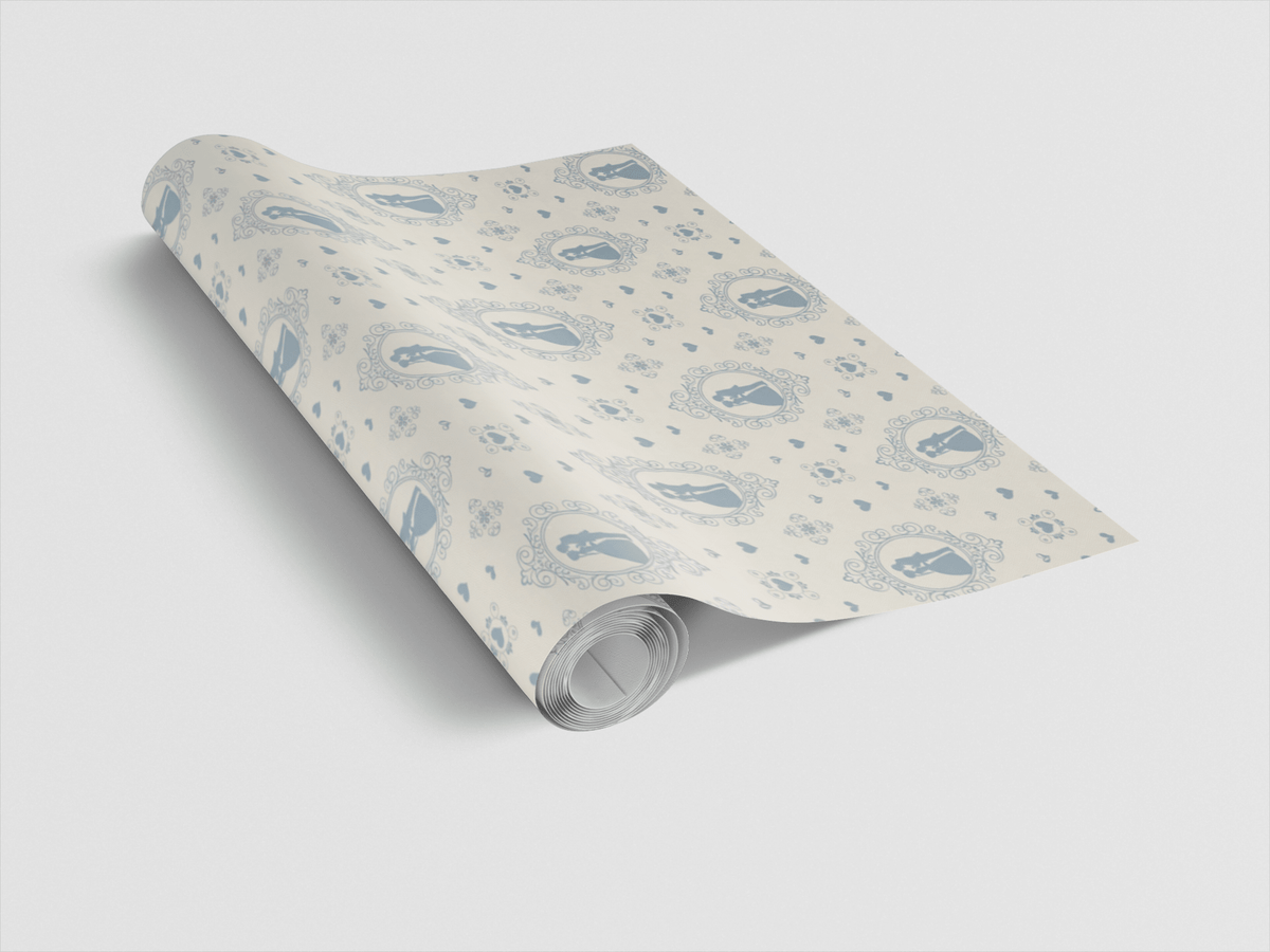 The Wedding Cameo Wrapping Paper