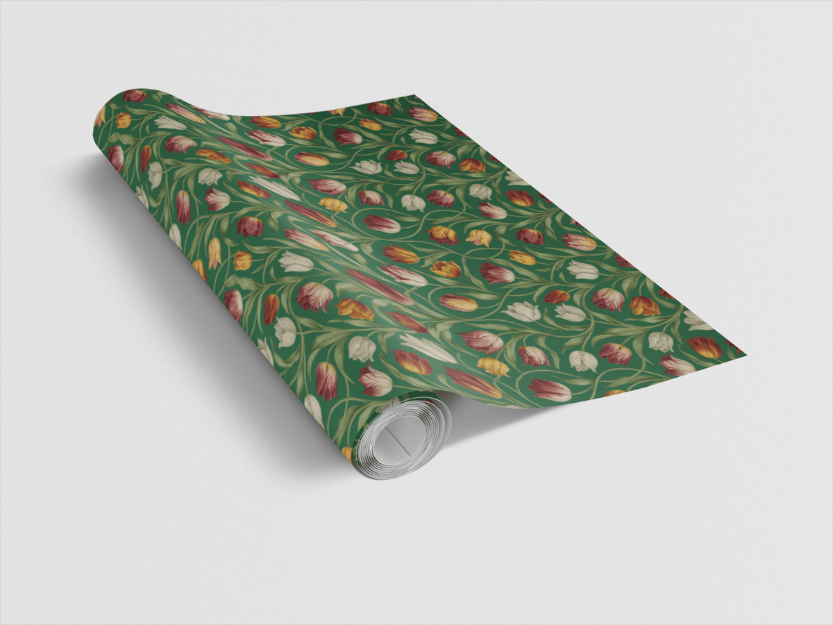 Timeless Tulip Tethers Wrapping Paper