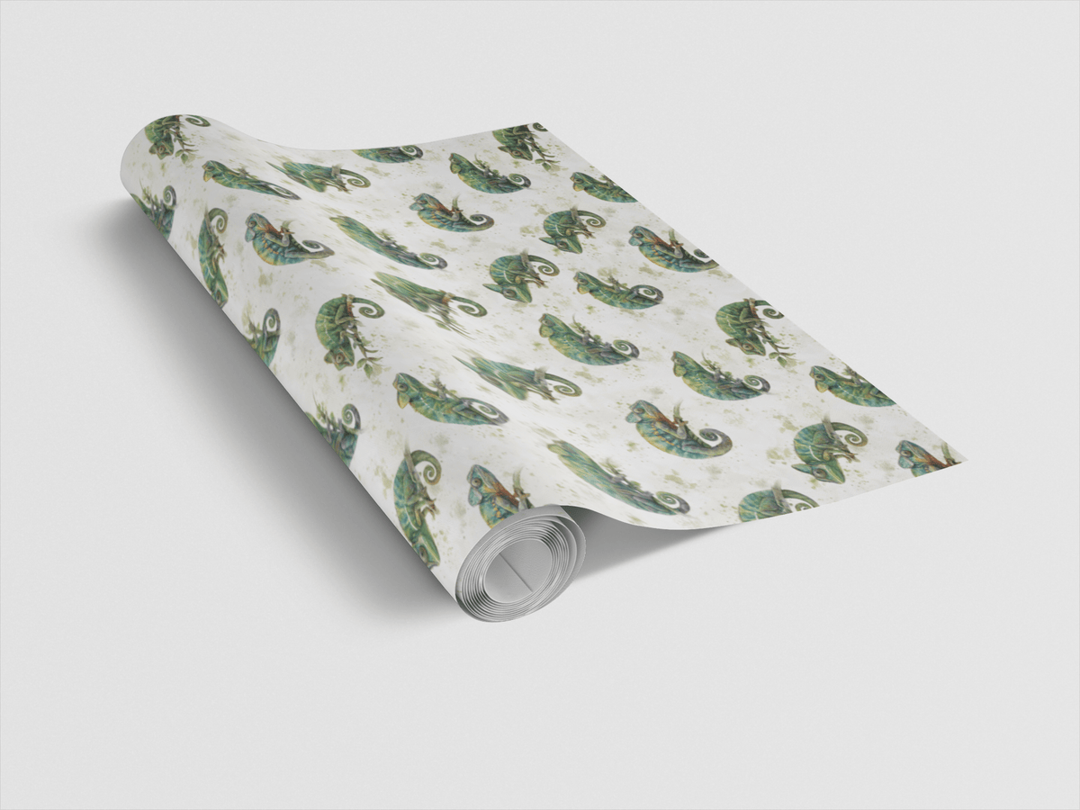 Chameleon Symphony Wrapping Paper
