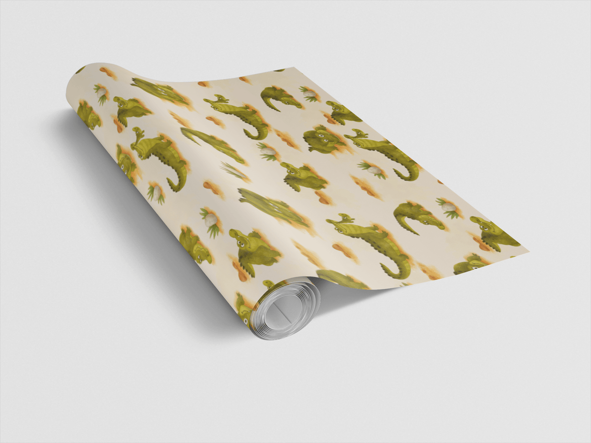Crocodile Tales Wrapping Paper