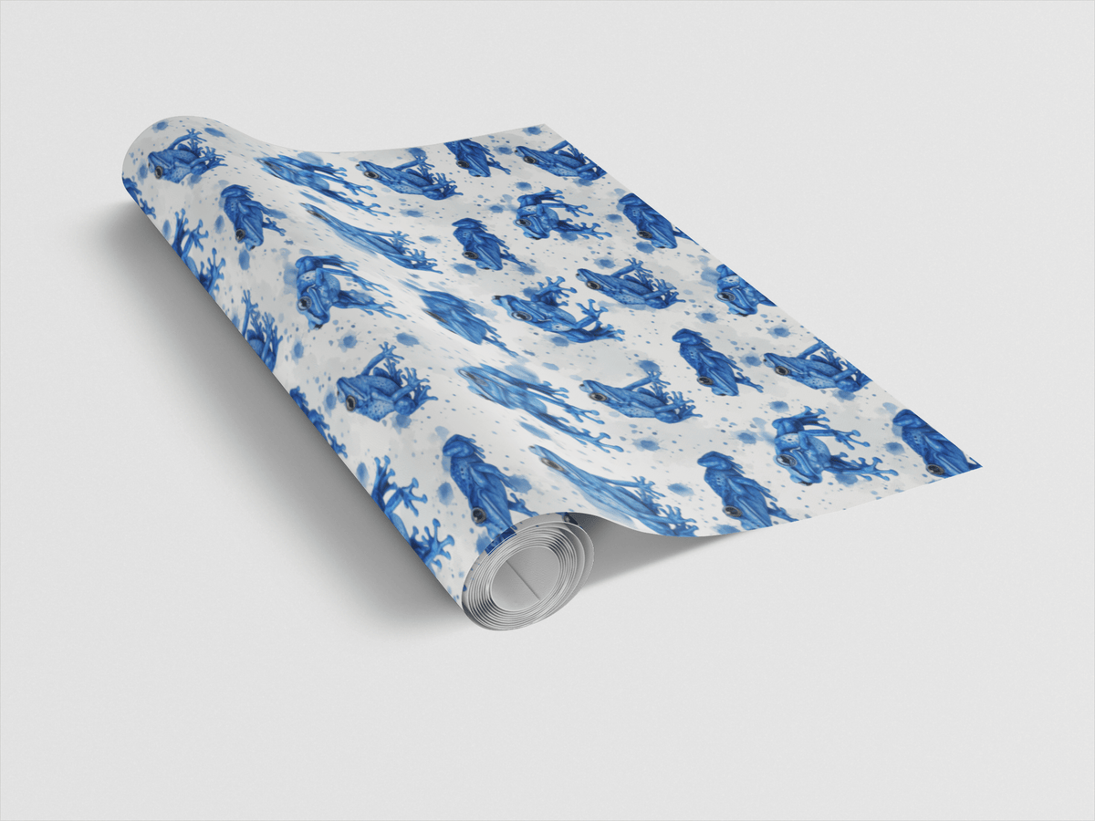 Azure Rainforest Charm Wrapping Paper