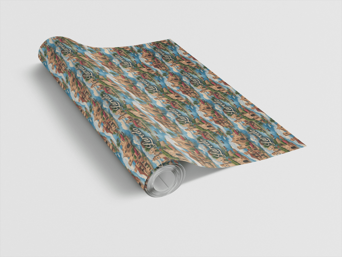 Laredo Border Sunset Wrapping Paper