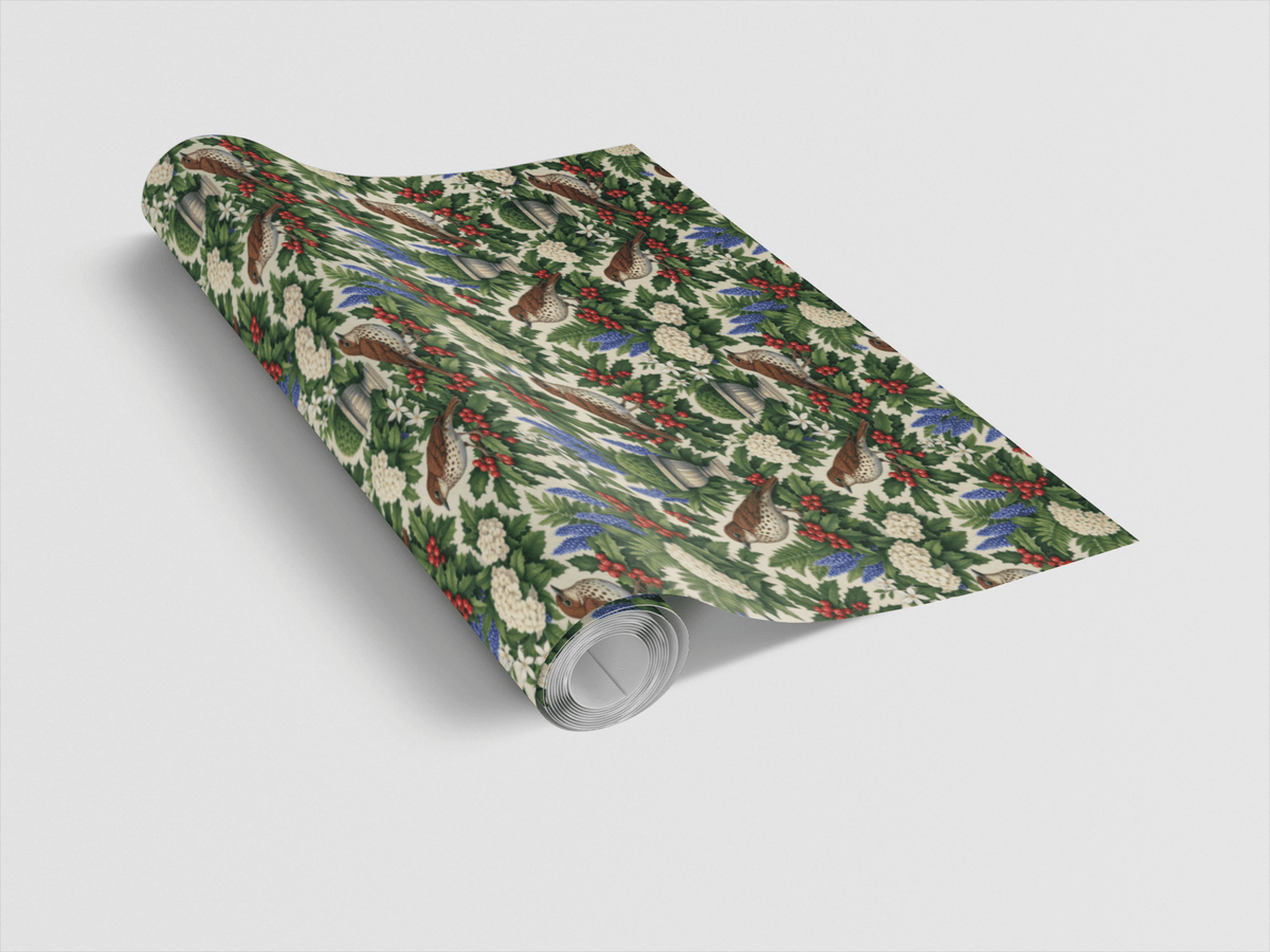 District Of Columbia Flora & Fauna Wrapping Paper
