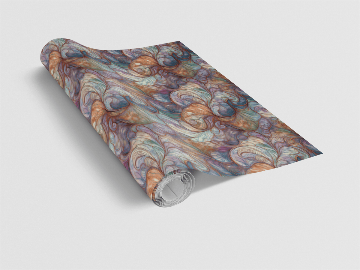 Marble Veil Cascade Wrapping Paper