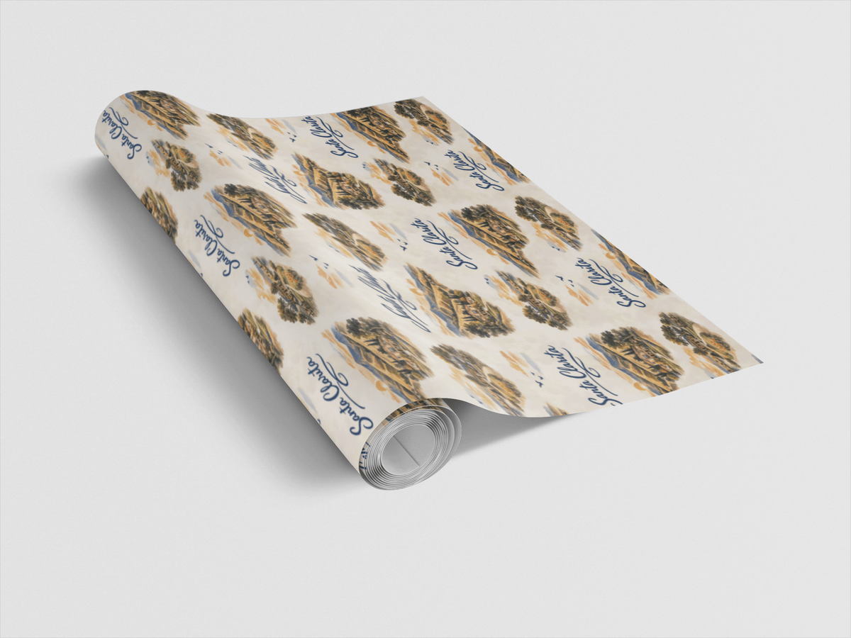 Santa Clarita Canyon Sunset Wrapping Paper