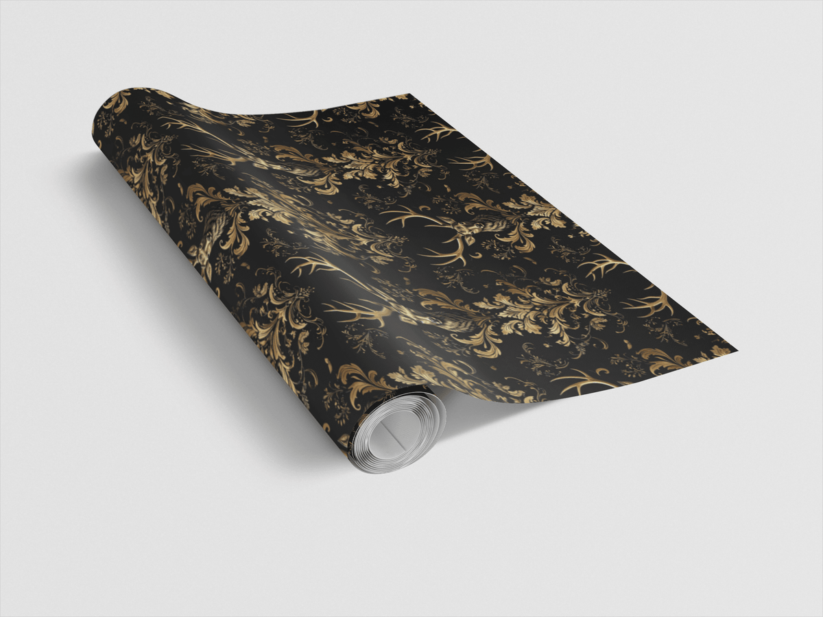 Gilded Winter Majesty Wrapping Paper