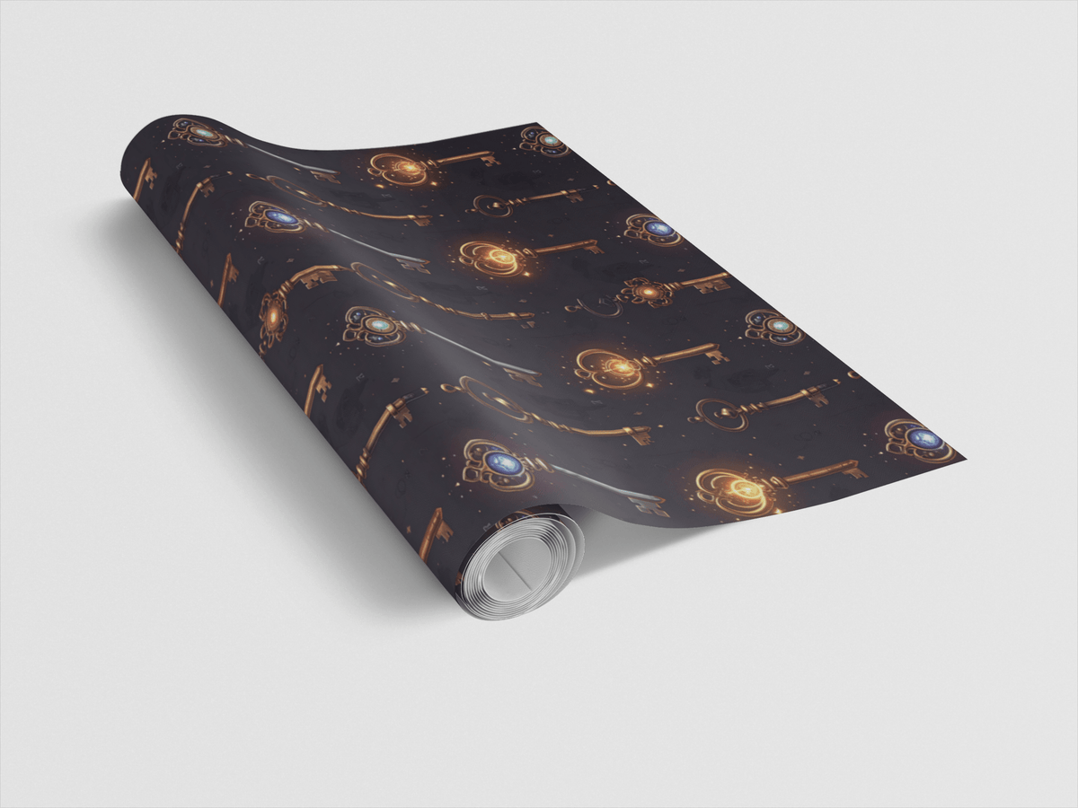 Arcane Key Questline Glossy Wrapping Paper