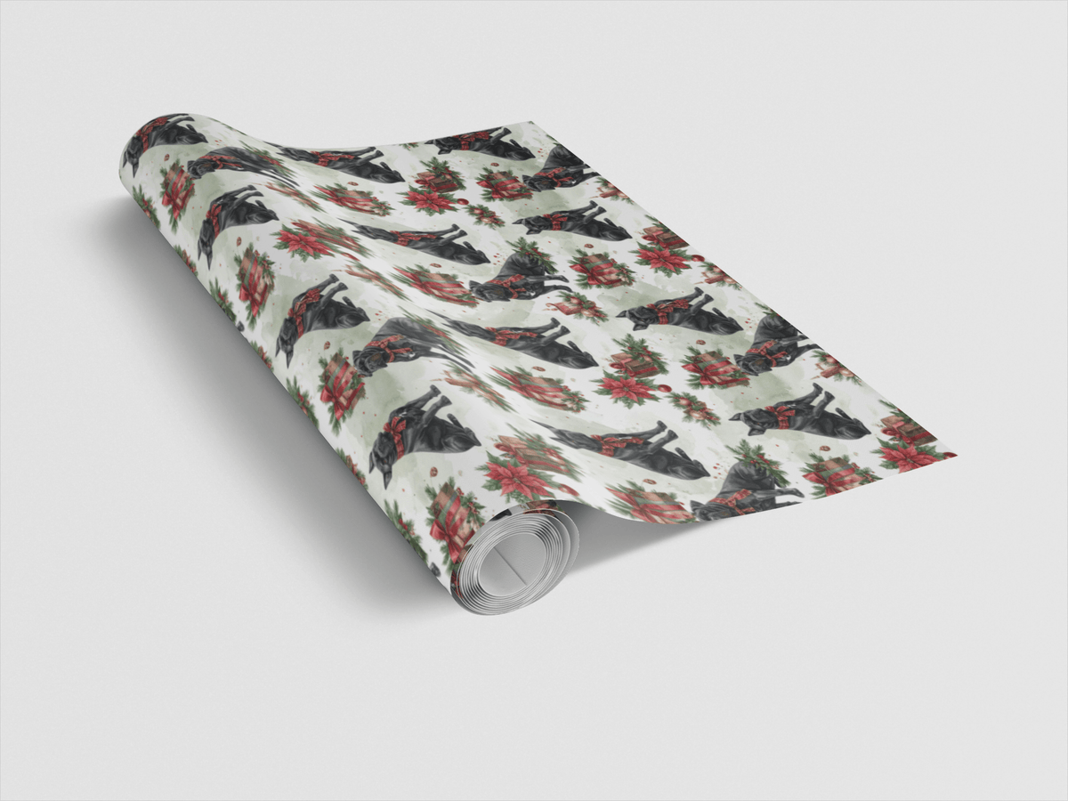Luxury Holiday Gift Boxes (cane Corso) Wrapping Paper