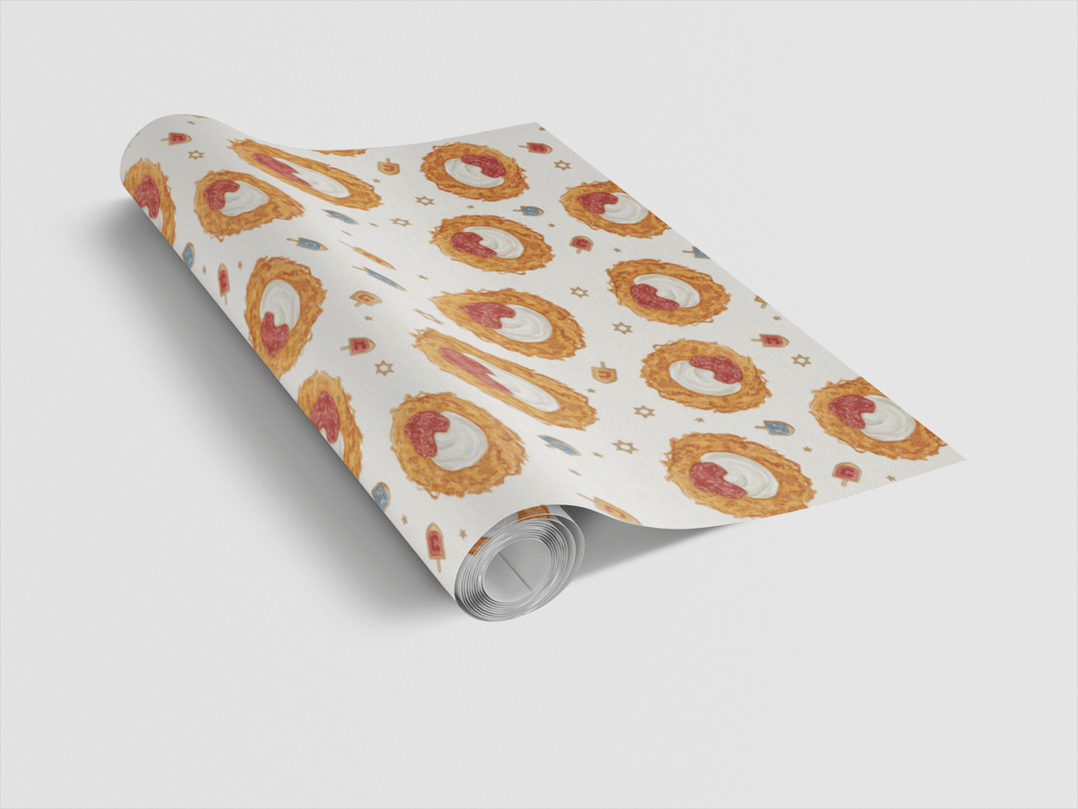 Latke Delight Wrapping Paper